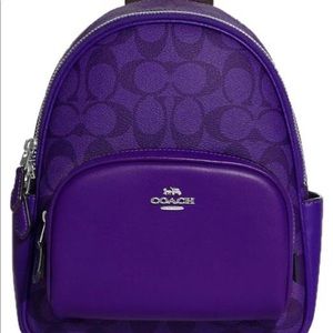 *SOLD* Coach Mini Court Backpack Sport Purple 🍇